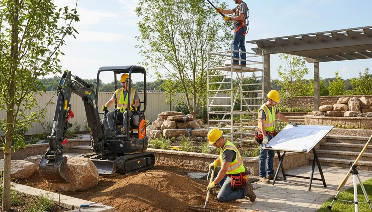 Austin, TX arborist planning landscape design for durable, low-maintenance tree care in Central Texas
