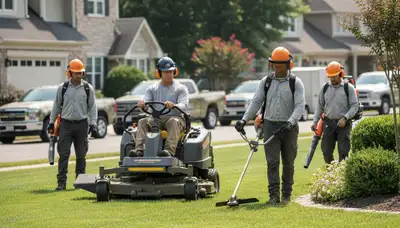 Austin, TX tree service crew providing professional yard care for healthy Central Texas landscapes
