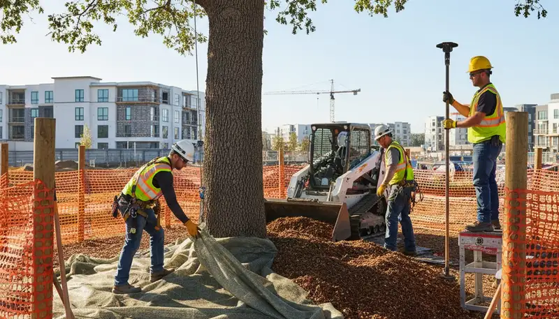 Root protection service in Austin, TX by Arbor Tree Care for healthy trees and preserved roots