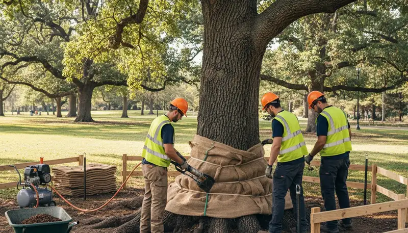 Root protection service for trees in Austin, TX by Arbor Tree Care