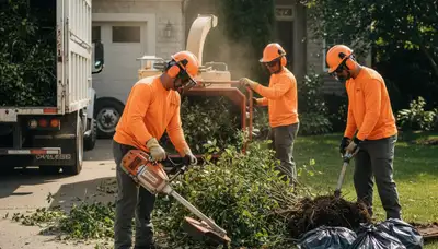 Austin, TX shrub removal by Arbor Tree Care for overgrown landscape clearing