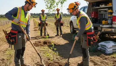 Tree planting service in Austin, TX for healthy, site-ready landscape trees