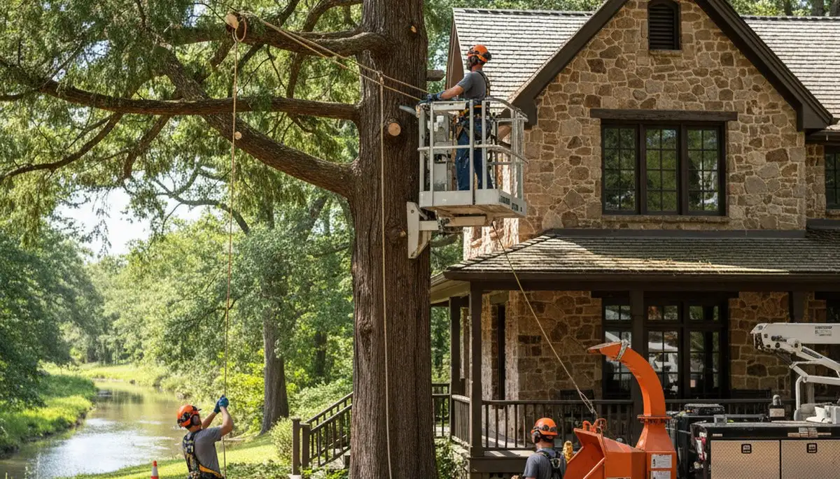 Austin TX tree service team providing professional tree removal and trimming for local properties