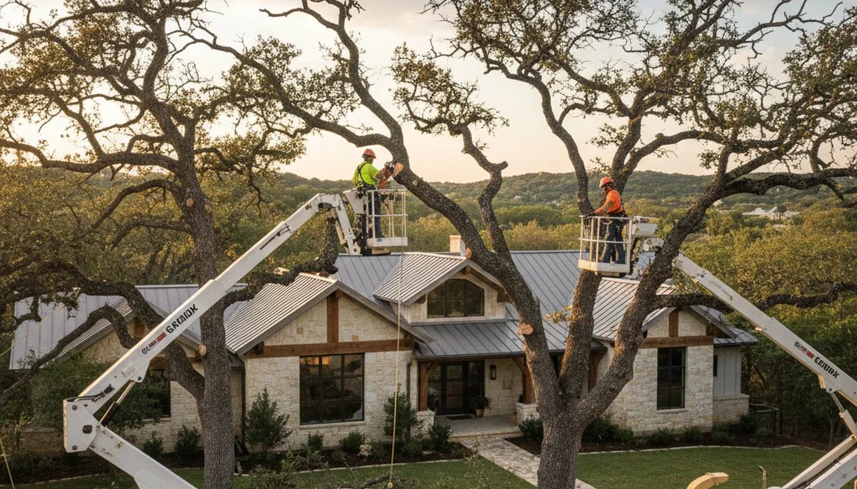 Austin, TX tree service team providing professional tree trimming and removal for homes and businesses