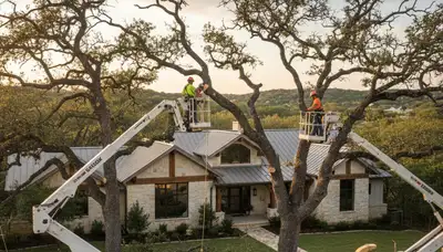 Austin, TX tree service team providing professional tree trimming and removal for homes and businesses