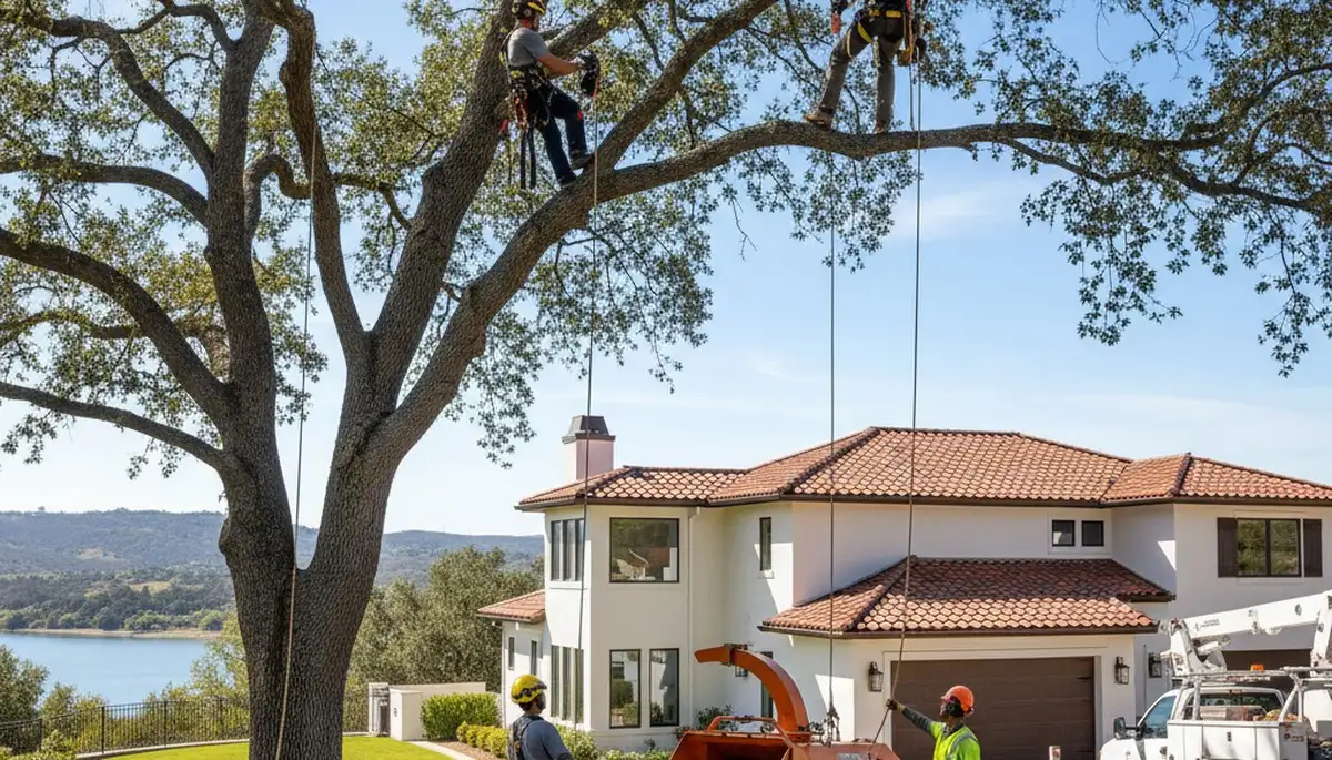 Austin, TX tree service team providing professional tree trimming and removal for local properties