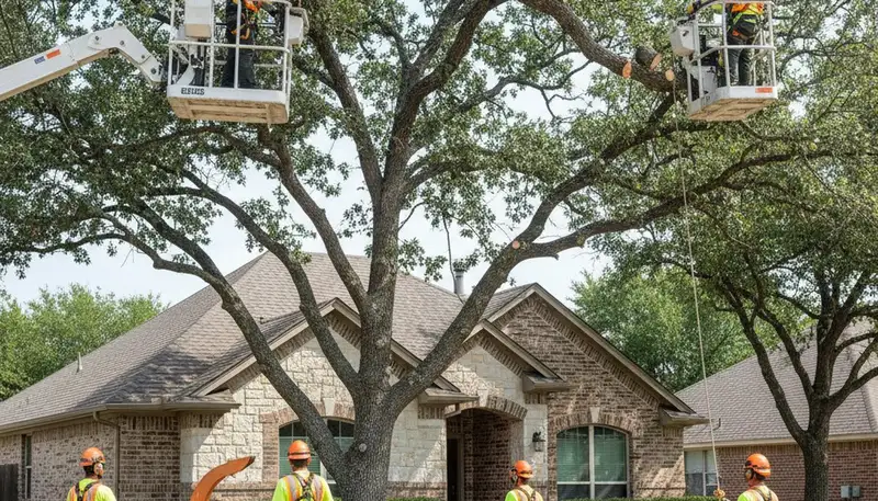 Austin, TX tree service team providing professional tree care for local homeowners and businesses